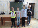 Команда шашистов из гимназии №93